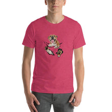 Load image into Gallery viewer, Bull terrier pocket Unisex T-Shirt