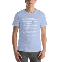 Load image into Gallery viewer, Mom quote,5 things you should about my freaking awesome daughter Unisex T-Shirt